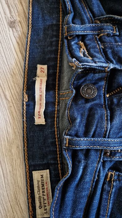 Jeansy damskie Levi's 724  W27 L28