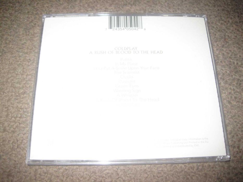 CD dos Coldplay "A Rush of Blood to the Head" Portes Grátis!