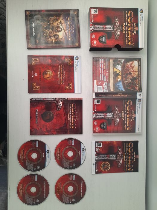 Zestaw 7 gier PC CD-ROM PC-DVD