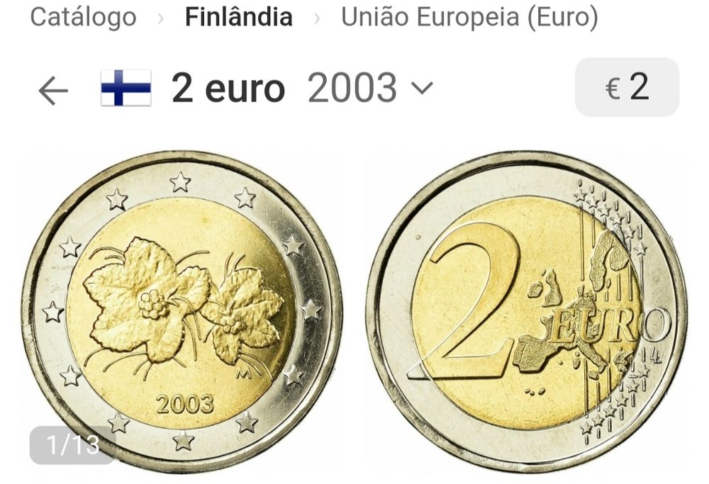 Moeda 2€, Finlândia 2003