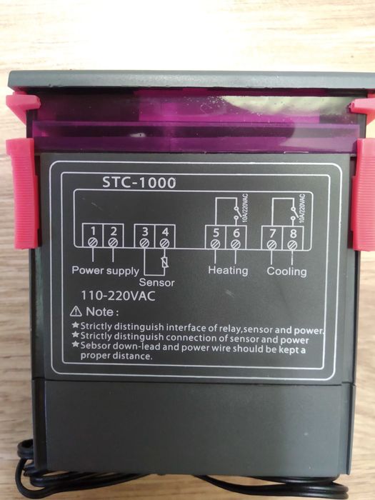 Терморегулятор STC-1000 220V