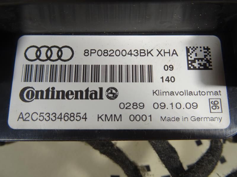 Comando chauffage / sofagem AUDI A3 (8P1)