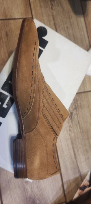 Чоловічі туфлі італійського бренду STEMAR
Шкіра страуса, Чорного ко