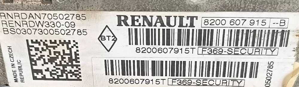 Rádio / Auto Rádio 8200607915 - RENAULT CLIO III