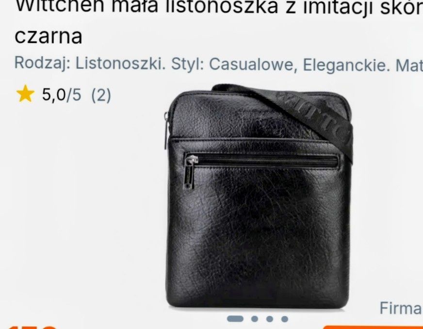 Wittchen -NOWA, męska  listonoszka