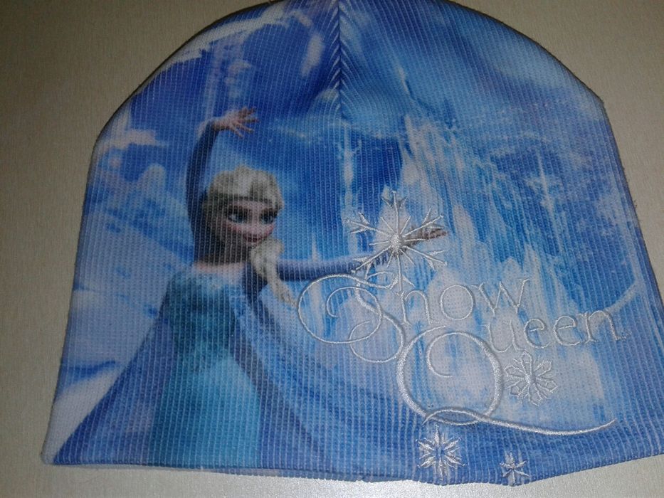 Шапка с Эльзой из Холодное сердце