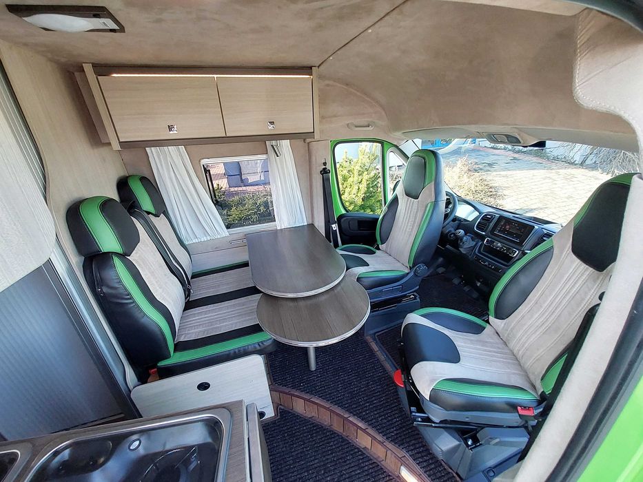 Wynajem Camper Nowe Ducato 4 osobowy Klima Postojowa ,2x  isofix FV23%