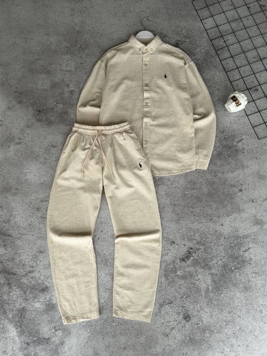Льняний чоловічий костюм Polo Ralph Lauren