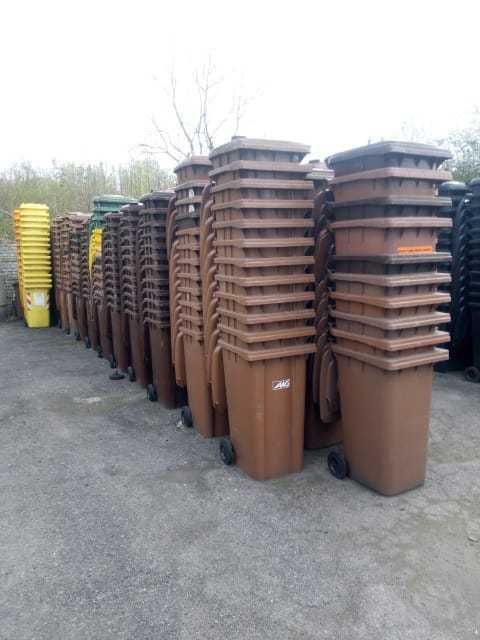 Pojemnik 240l czarny, niebieski, zielony, brązowy, żółty