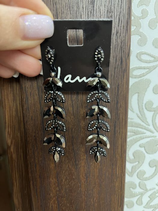 Сережки серьги бижутерия