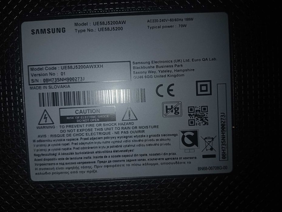 Telewizor 58 cali Samsung UE58J5200AW