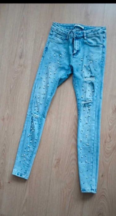 Spodnie jeansowe damskie