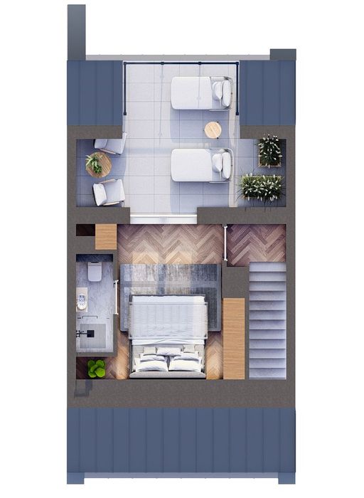 78,67 m² | 2 miejsca postojowe | Taras + balkon