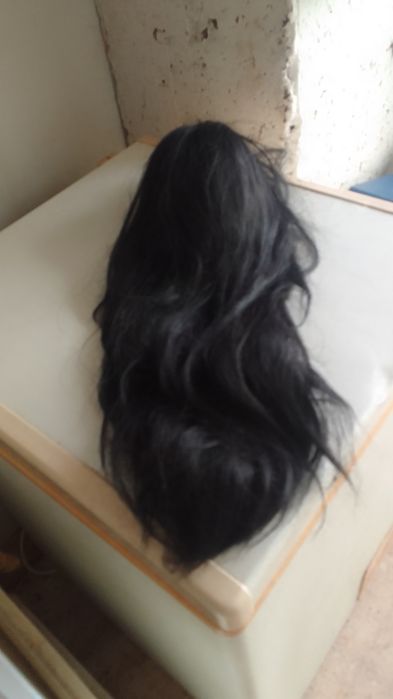 Relógio histórico arcas refrigeração pelucas cabello natural