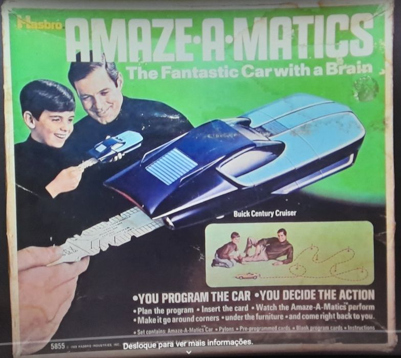 Carro vintage 1969 com cartões (não funcional) - ÚLTIMOS DIAS