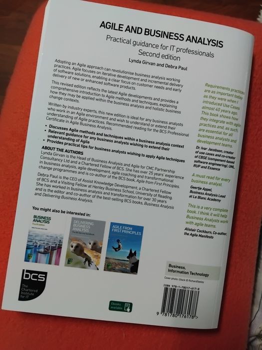 Agile and Business Analysis Practical guidance for IT professionals Second edition