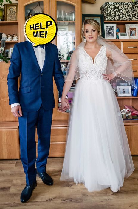 Piękna suknia ślubna