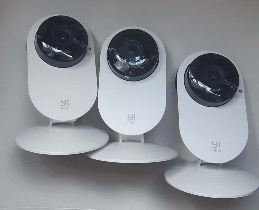 3 Камеры видеонаблюдения YI Pro 2K  Wi-Fi  умное обнаружение