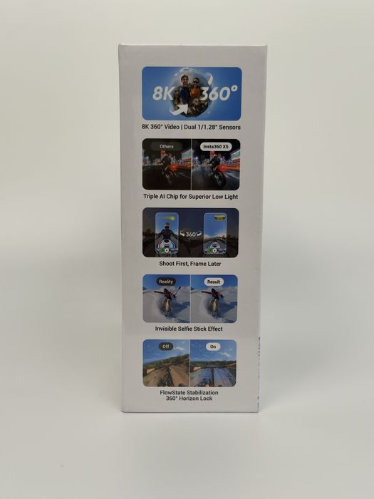 Insta360 X5 8K 360 Action Cam open box