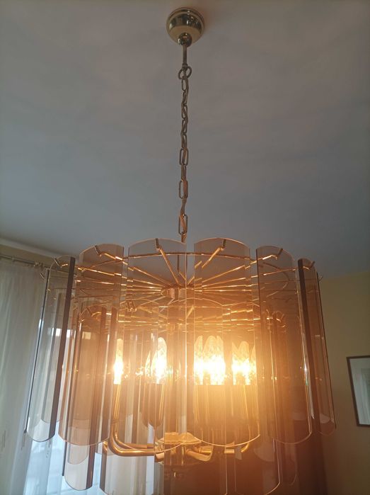 Lampa wisząca, Wortmann & Filz, Niemcy, lata 70.