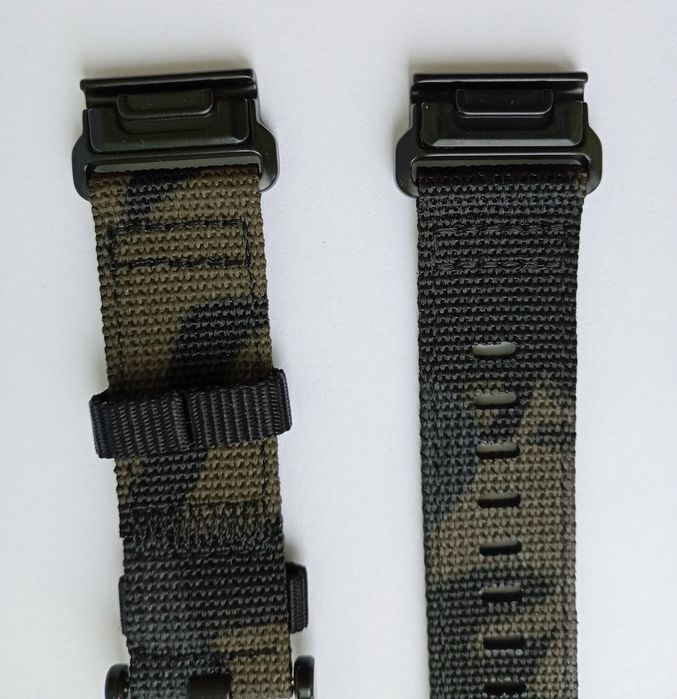 Pasek do zegarka Garmin Timex 22mm nylonowy green camp quick fit camo