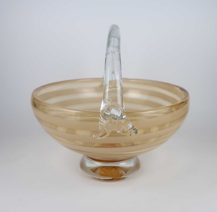 Cesta Art Deco Vidro Murano - 26 cm