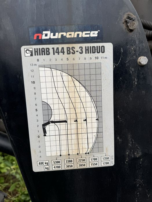 Vendo grua HIAB 144 BS-3 HIDUO, 2016