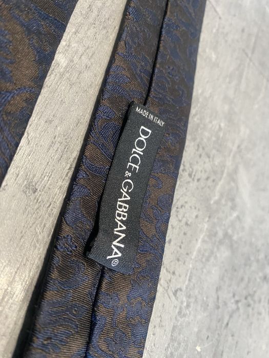 Dolce & Gabbana jedwabny krawat D&G Dolce Gabbana