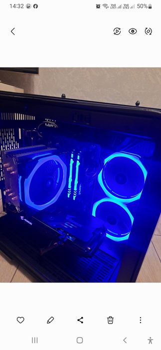 Продам игровой системный блок ryzen 5 3600 6ядерный ram16 gtx 1070 8g