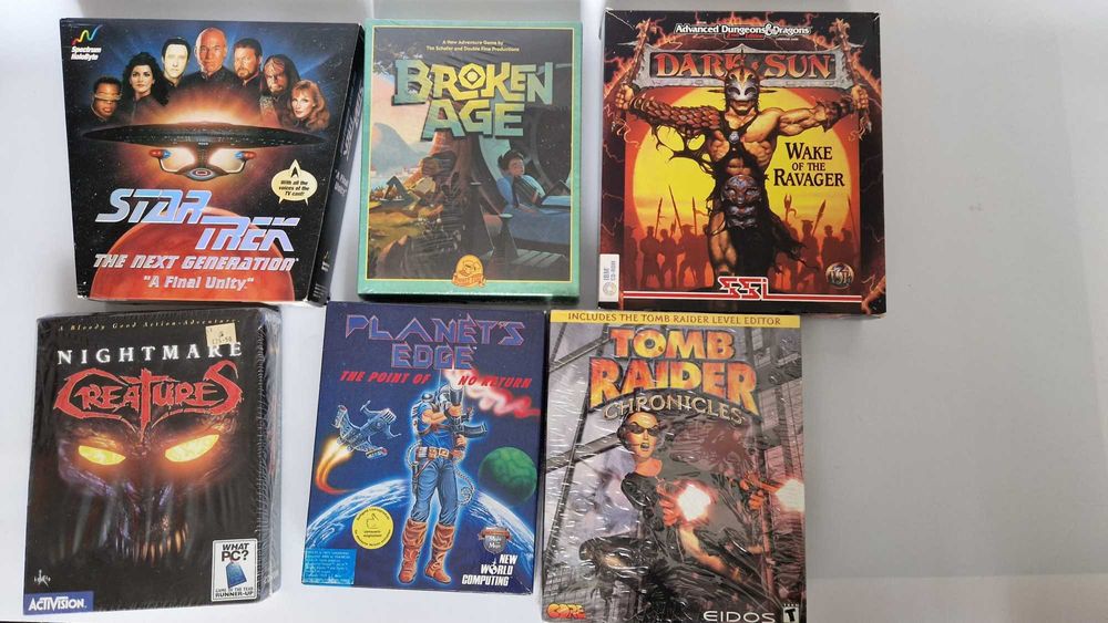 PC big box Settlers, Half life , Dark colony i inne