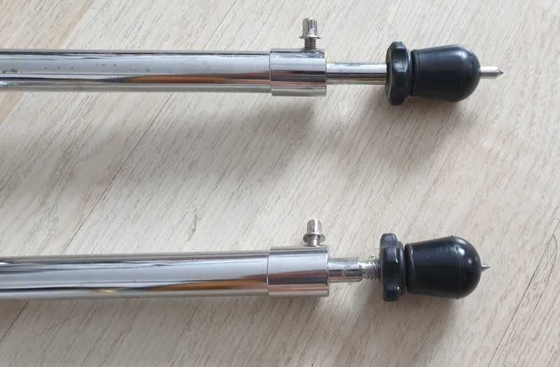 Teleskopowe nózki do centrali Mapex z kolcami perkusja