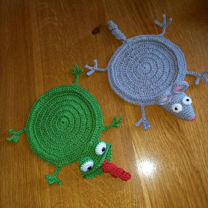 Mysz i żaba podkladki pod kubek