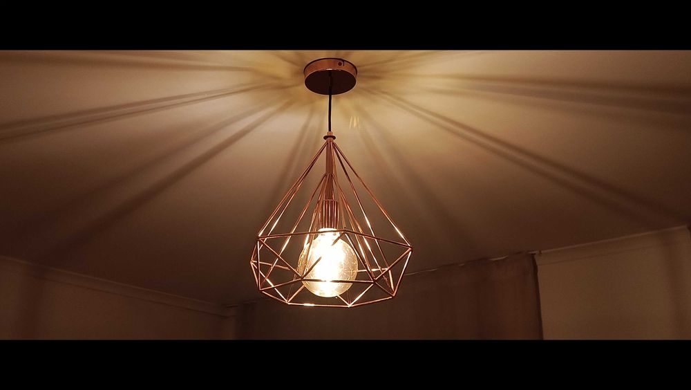 Candeeiro Leroy + conjunto de lâmpadas