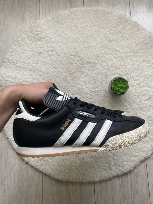 Мужские Кожаные Кроссовки Adidas Samba 43р(27.5см)