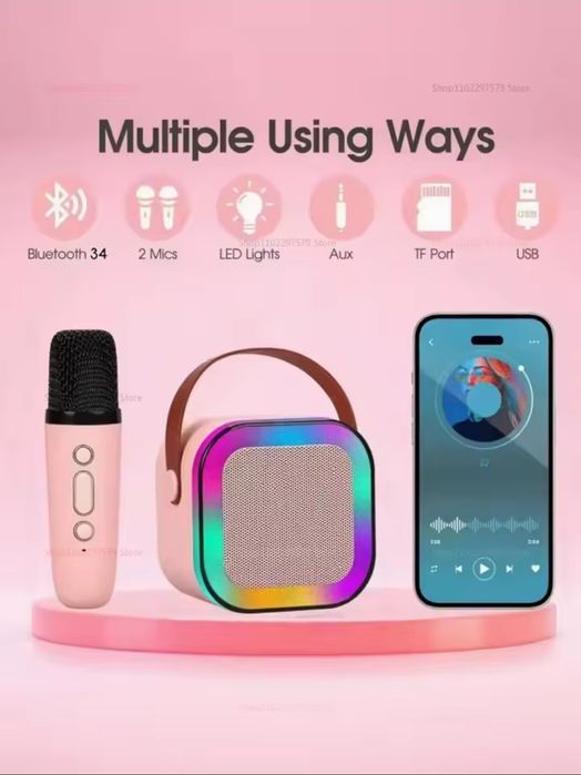 Караоке микрофон с колонкой