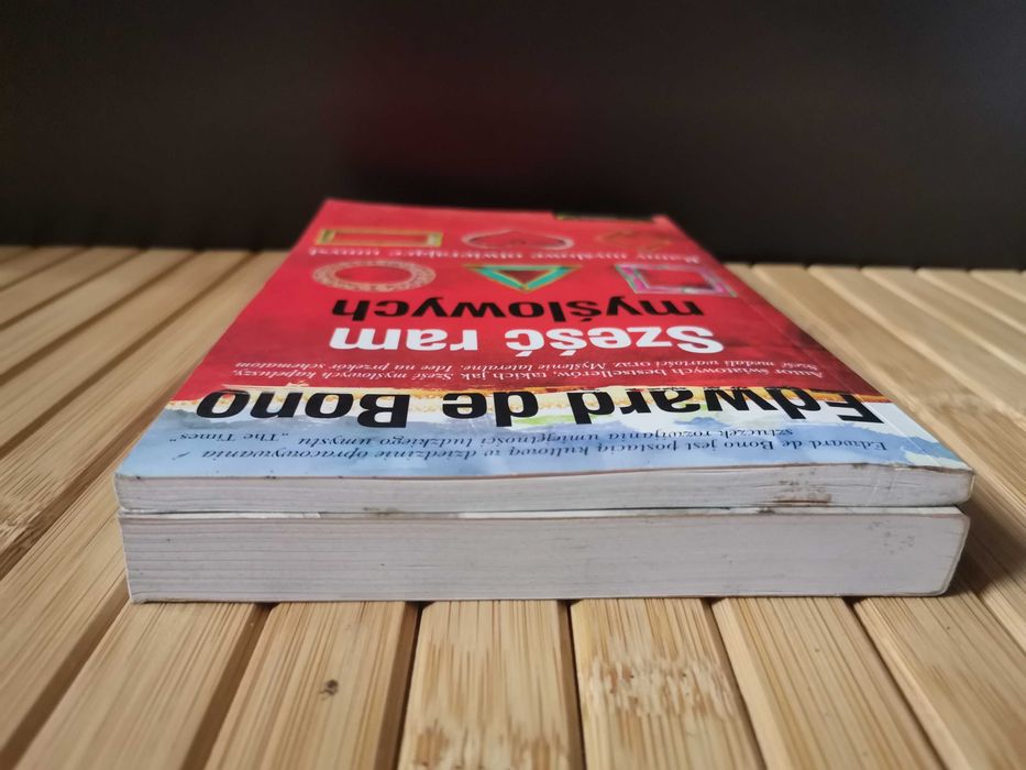 de Bono Sześć ram myślowych Sześć myślowych kapeluszy pakiet Real foty