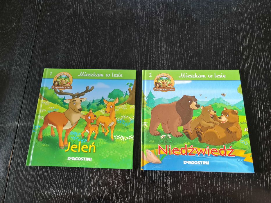 2 Książki Dla Dzieci Z Serii Mieszkam W Lesie (UŻYWANE)