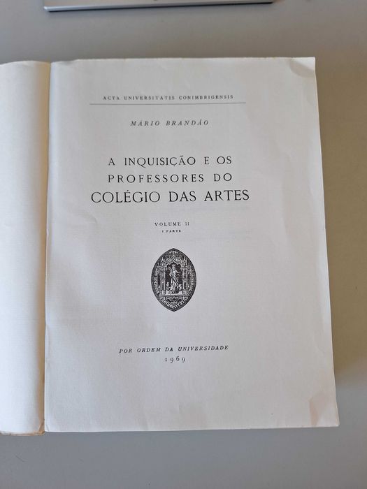 A Inquisição e os professores do Colégio das Artes - Mário Brandão