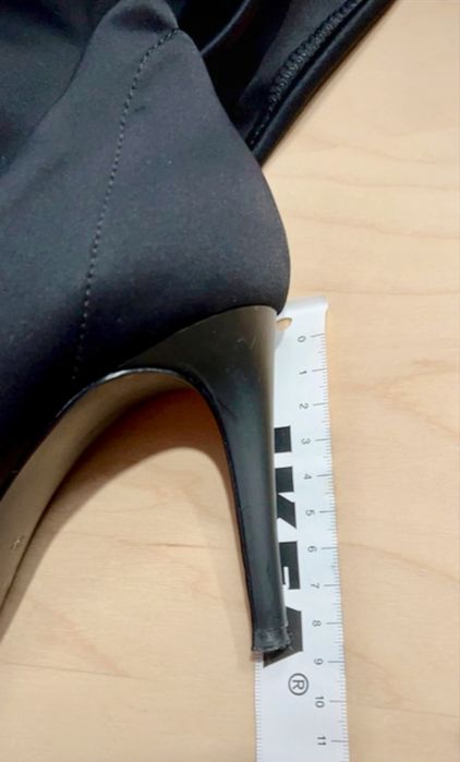 Bota cano alto open tow da H&M