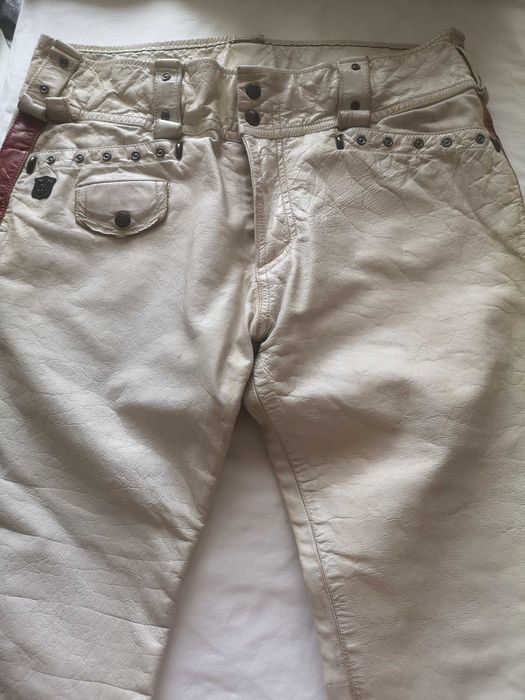 Spodnie Diesel ze skory meskie