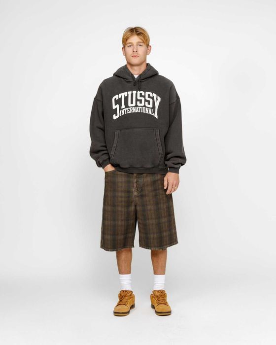 Худі STUSSY Relaxed Hoodie International in Washed Black