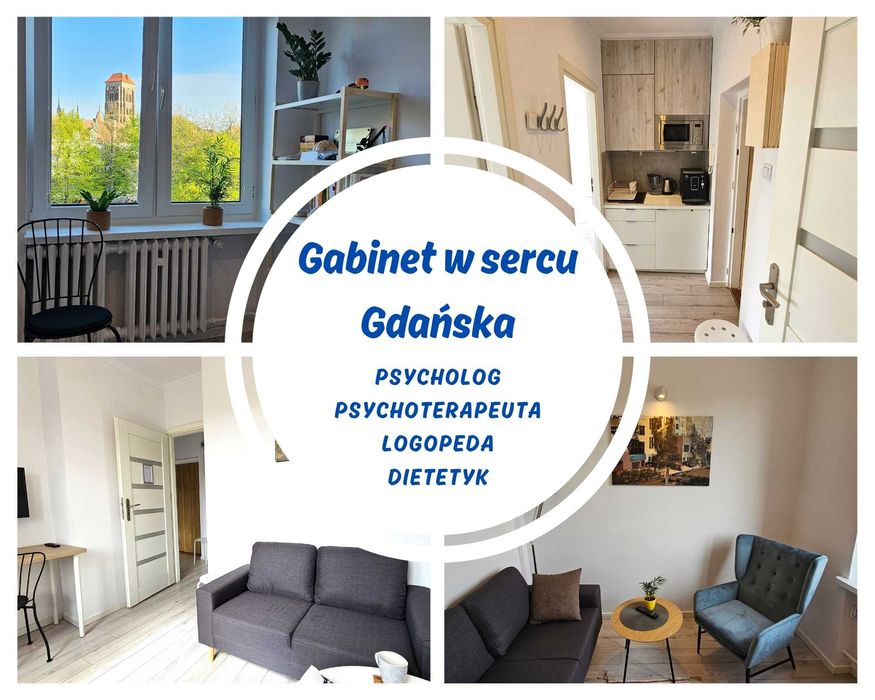Gabinet dla psychologa, terapeuty, logopedy Gdańsk Centrum