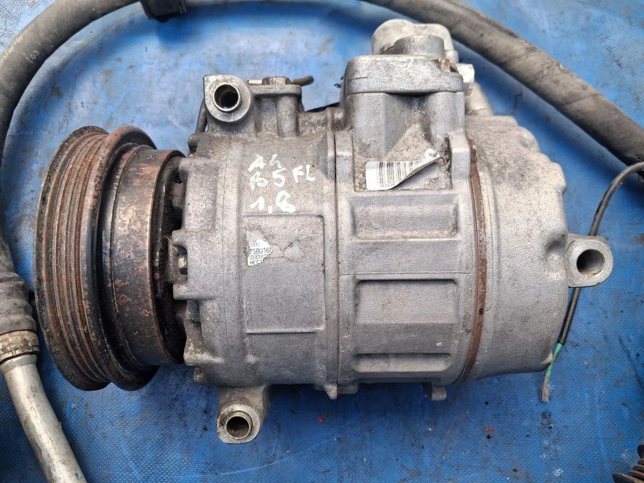 Sprężarka klimatyzacji Volkswagen Passat B5 FL Lift Audi A4 B5 FL Lift A6 C5 FL Lift Skoda Superb Denso 7SBU16C  8D0260808  447220-8182 pompa kompresor klimy 1.9 TDI