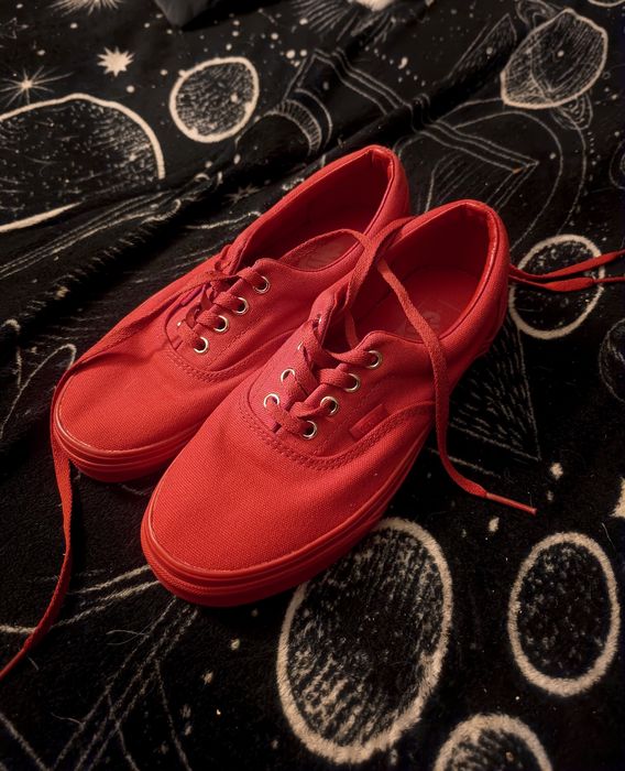Buty trampki Vansy czerwone