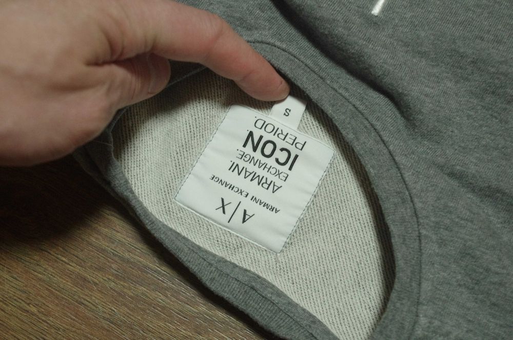 Світшот Armani Exchange Icon Period big logo оригінал стан нової речі