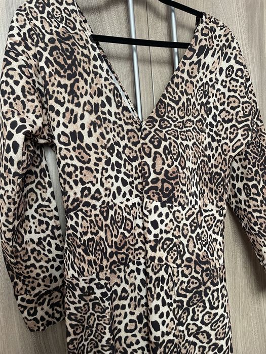 Sukienka MIDI rozm. 8 ASOS pantera