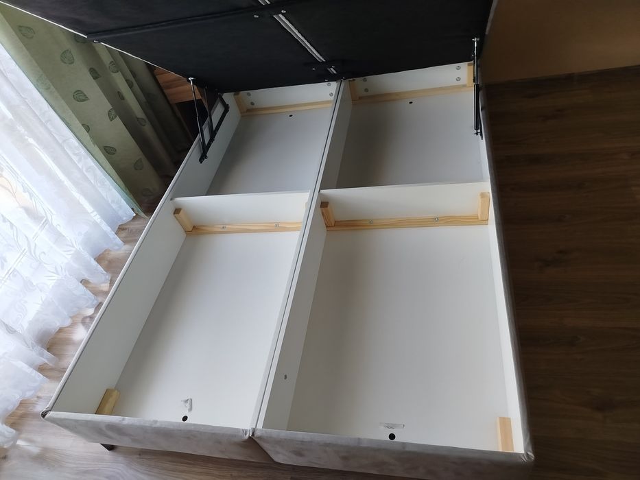 Łóżko kontynentalne + materac 140/200