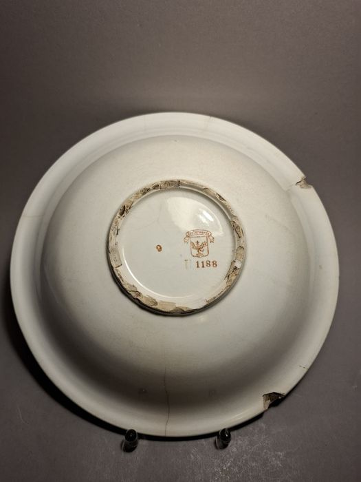 Stary talerz art deco Elsterwerda