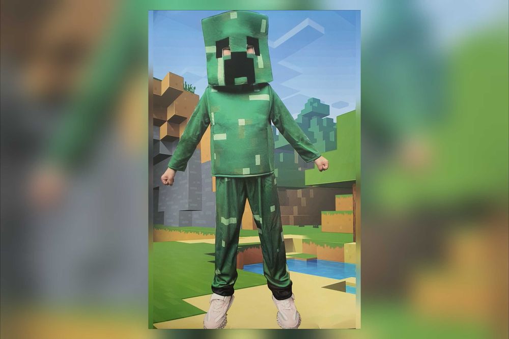 strój Minecraft jak z gry Przebranie na bal 120-130 Strój bal maskowy