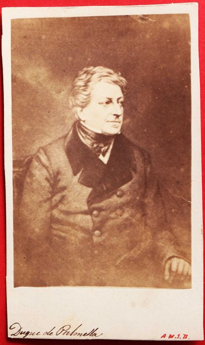 Duque de Palmela CDV de pintura ou gravura